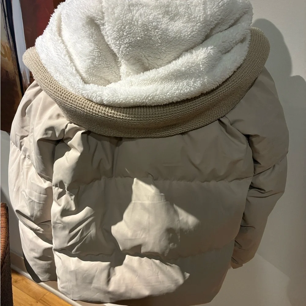 Orolay Light Tan Puffer Jacket Quilted Insulated Size Small - Picture 3 of 11